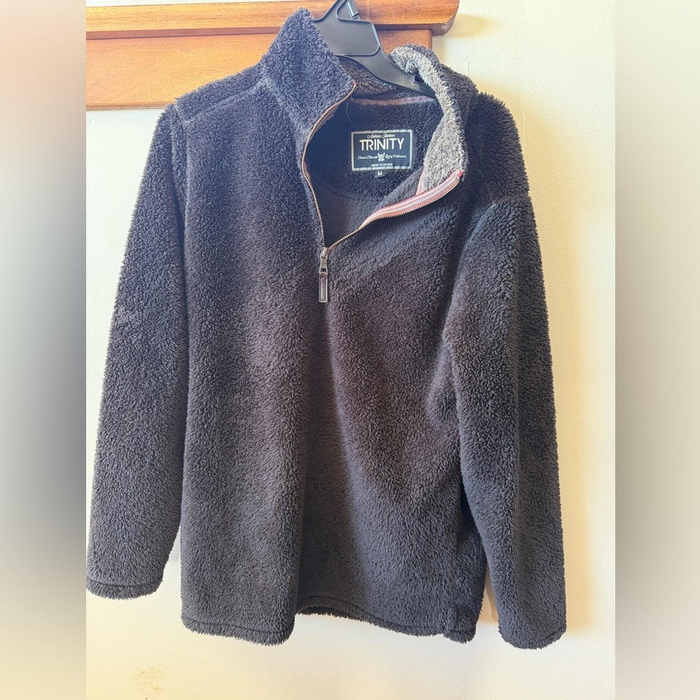 Trinity Black Sherpa Jacket